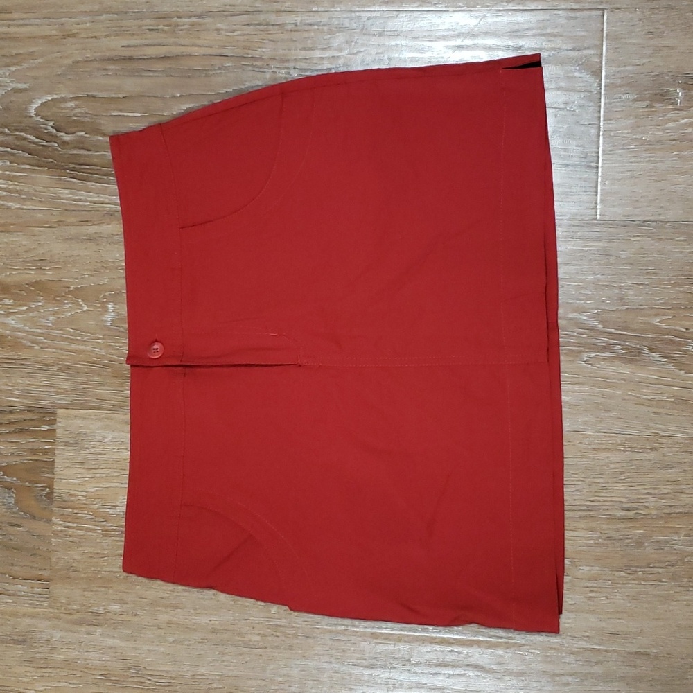 (S) Avia Solid Color Slim Fit Skort Skirt Shorts Activewear Outdoor Sporty Run - Picture 1 of 10